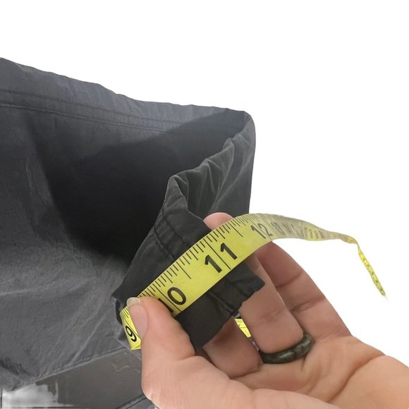 Vintage Y2K Anchor Blue Black Wide Leg Cargo Mid Rise Pants 9 - Picture 8 of 13